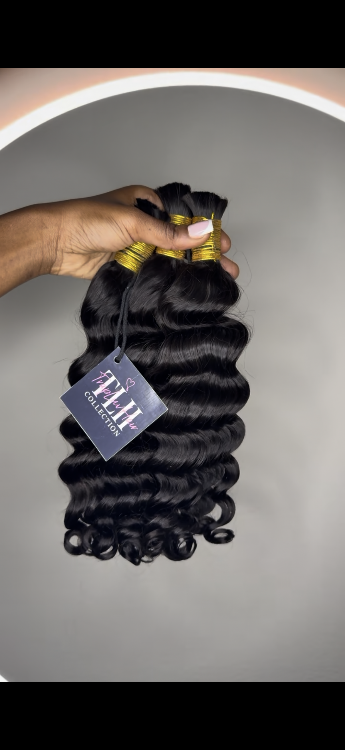Deep wave Bulk Hair
